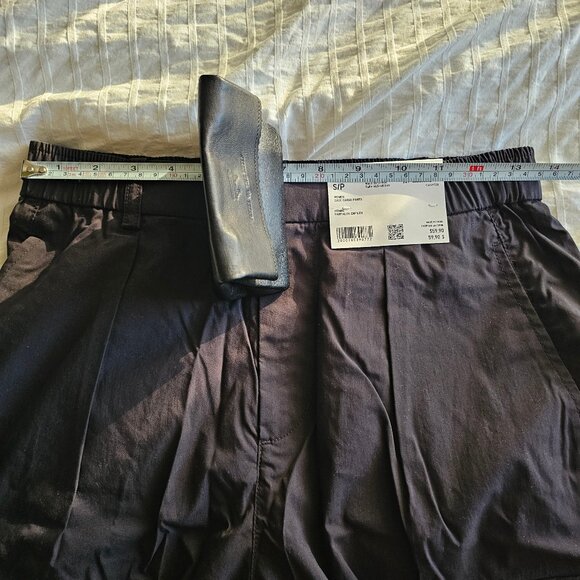 Uniqlo Easy Cargo Pants - 2024 - Black - Sz S - NWT - Picture 14 of 15